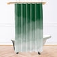 Green Watercolor Shower Curtain