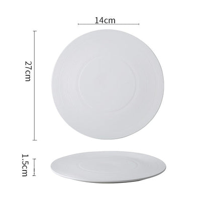 White Line Flate Plate