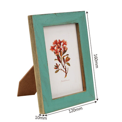 Wood Blue Frame