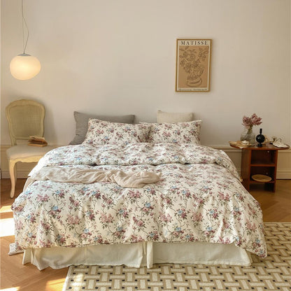 Flower Pastoral Bedding Set