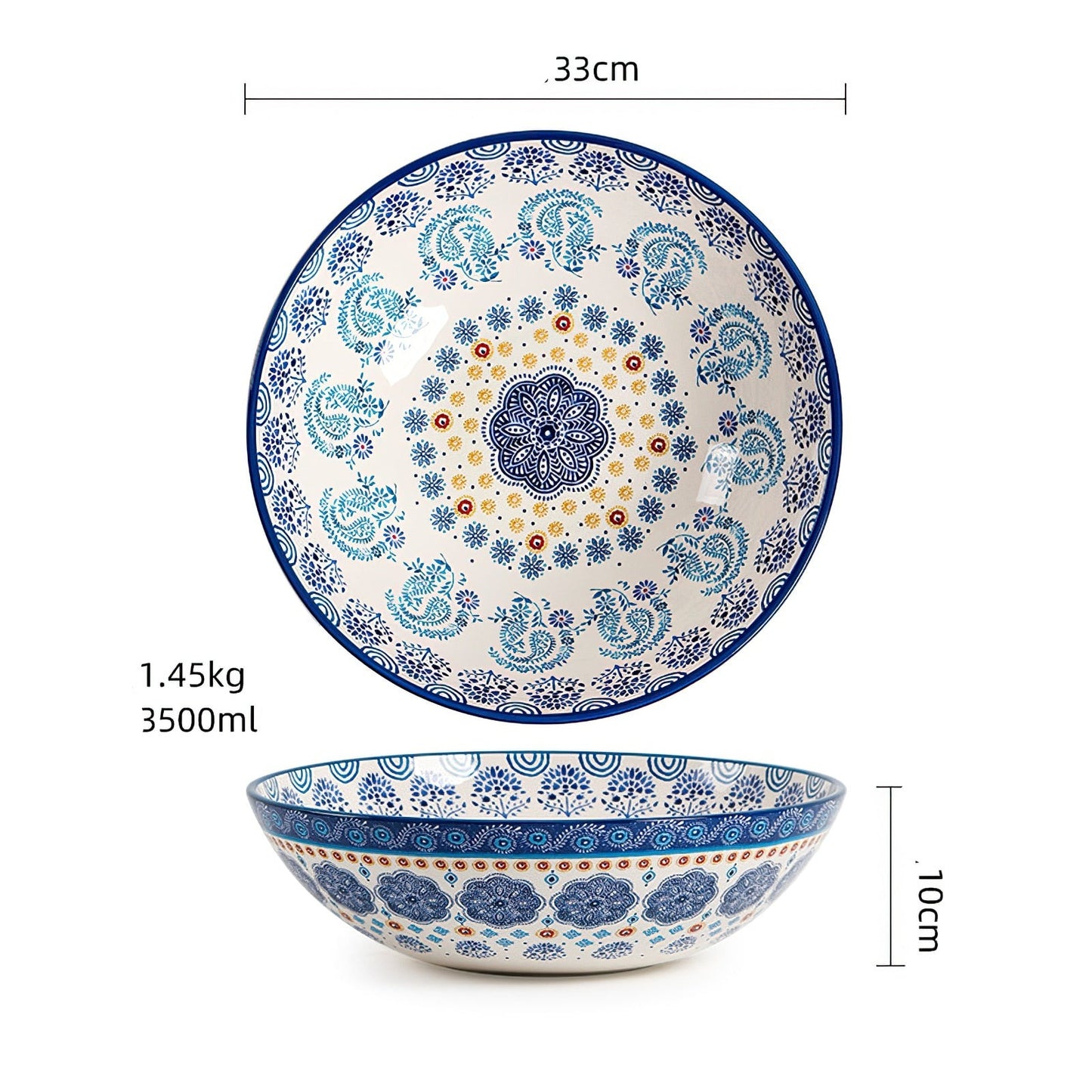 Blue Oaxaca Dinner Tableware
