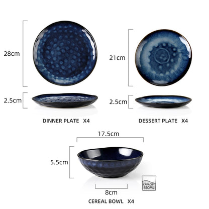 Ocean Blue Tableware Set