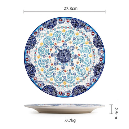 Blue Oaxaca Dinner Tableware