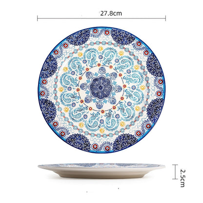 Blue Oaxaca Dinner Plates