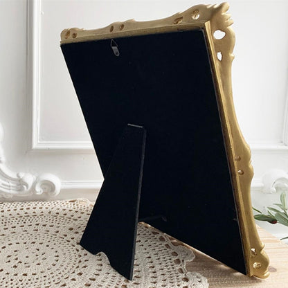 Rectangular Gold Wall Mirror