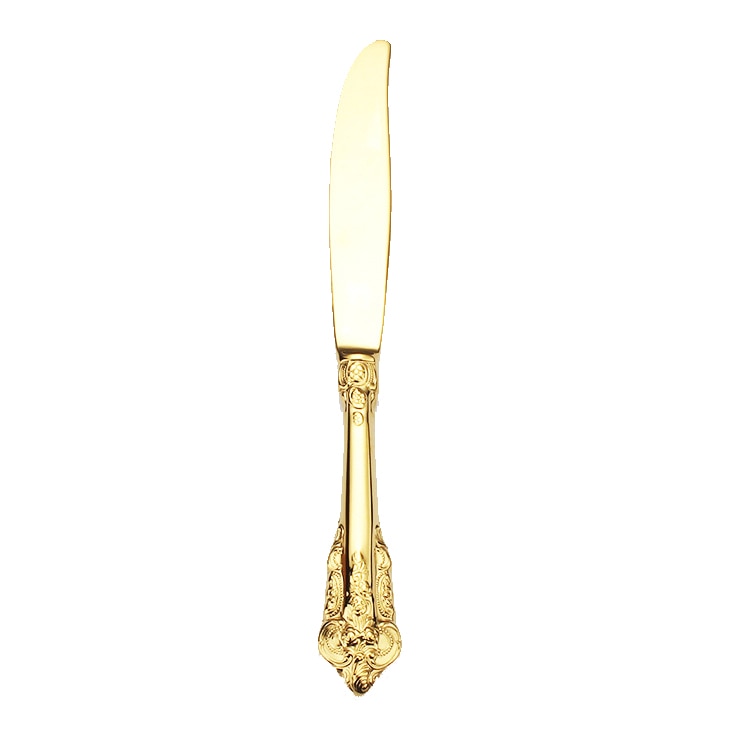 Gold Relief Engraved Cutlery