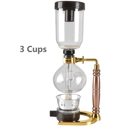 Glass Siphon Coffee Machine