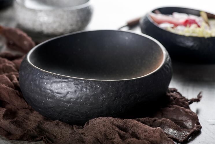 Dark Stone Pearl Bowls
