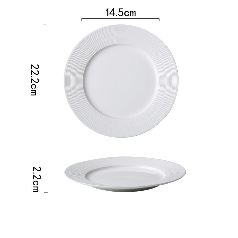 White Line Plates