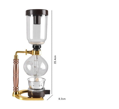 Glass Siphon Coffee Machine