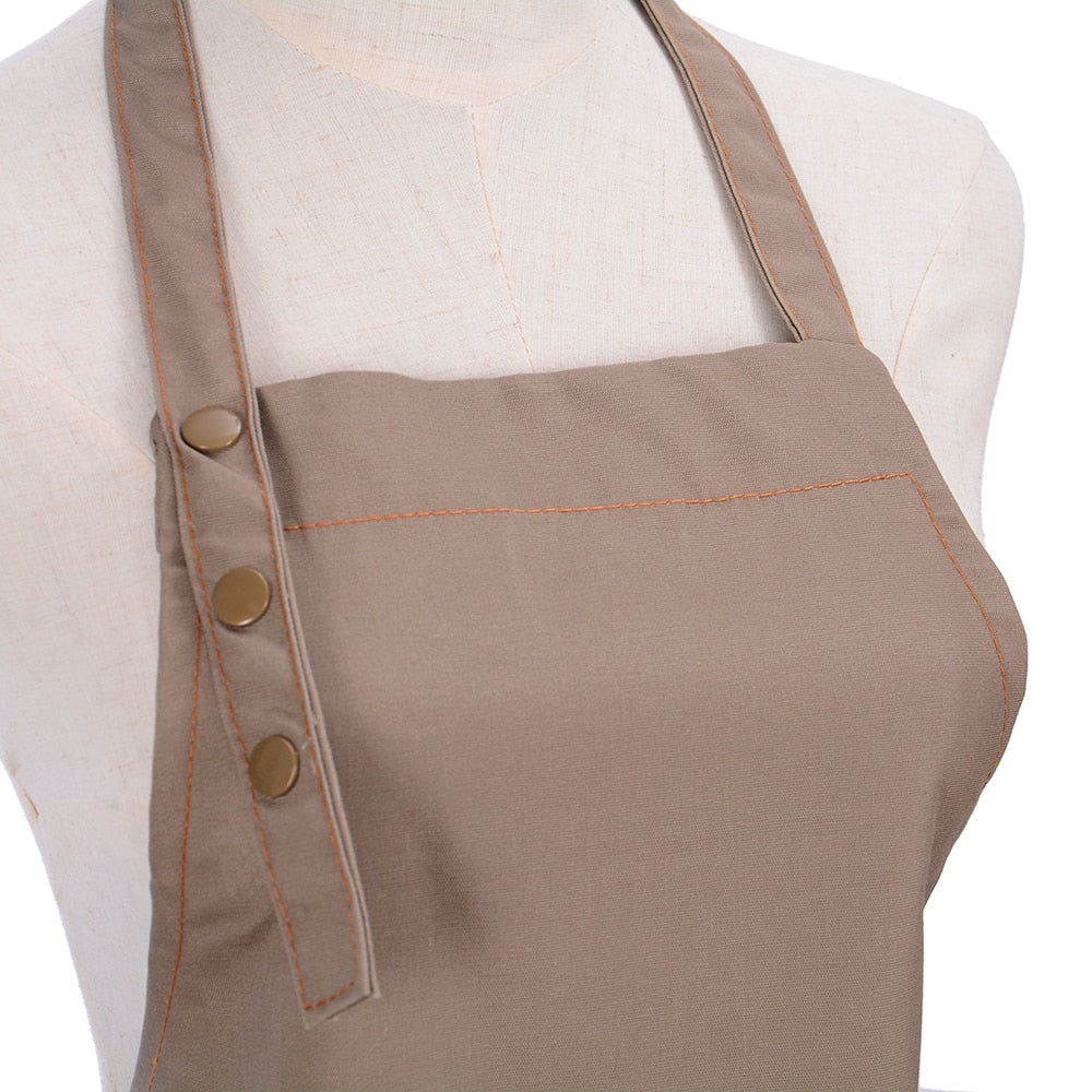 Neutral Apron With Pockets
