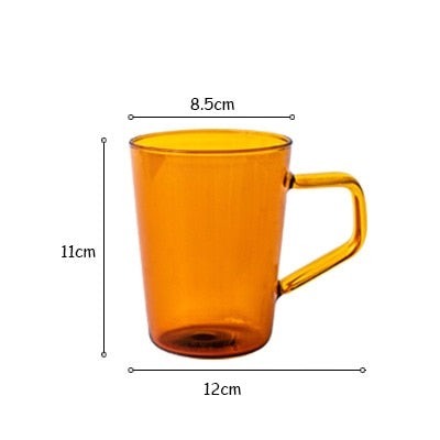 Orange Glass Mug