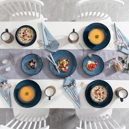 Blue Stone Tableware Set