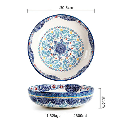 Blue Oaxaca Dinner Tableware