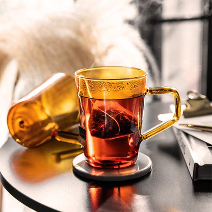 Orange Glass Mug