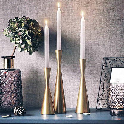 Triangle Gold Candle Holder