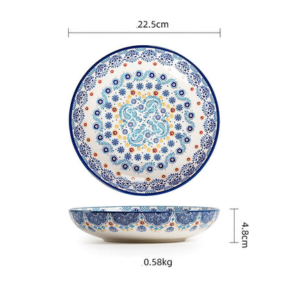 Blue Oaxaca Dinner Tableware