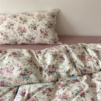 Flower Pastoral Bedding Set