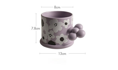 Flower Ceramic Colors Mugs