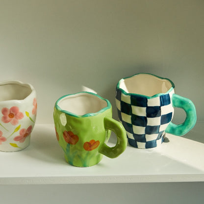 Green Flora Mug