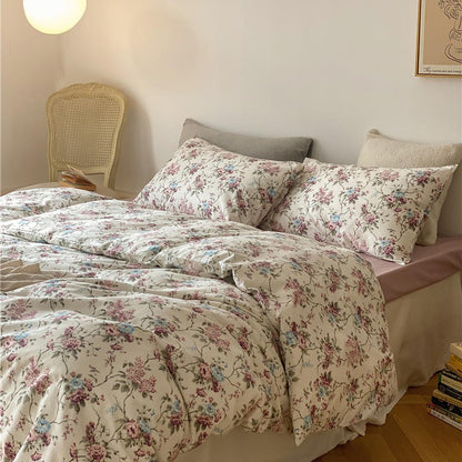 Flower Pastoral Bedding Set