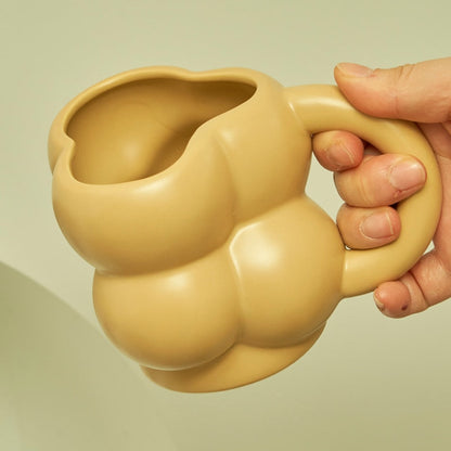 Brown Bubble Ceramic Mug