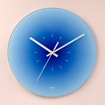 Blue Sky Line Wall Clock