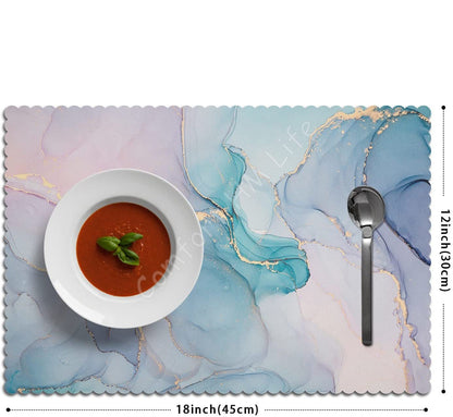 Marble Colors Placemats Set