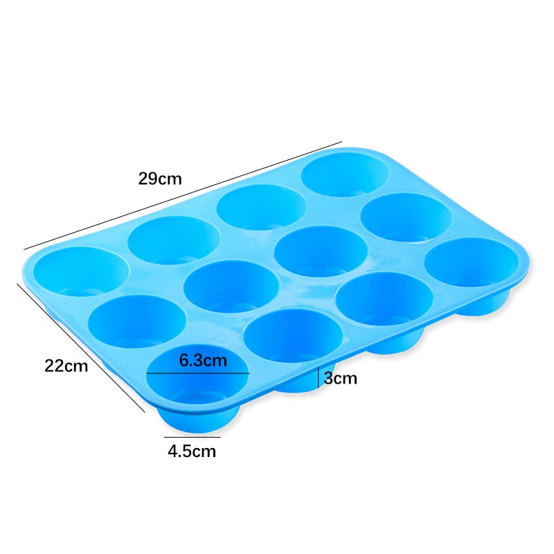 Muffins Silicone Mold Tray