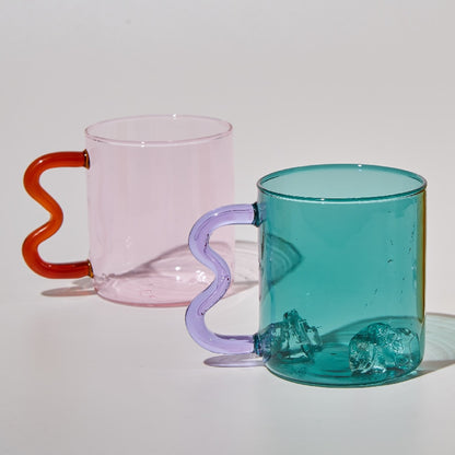 Candy Rainbow Glass Mug