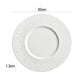 Dot White Ceramic Plate