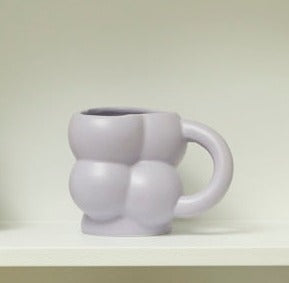 Lilac Lavender Bubble Ceramic Mug