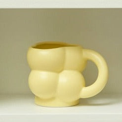 Yellow Bubble Ceramic Mug