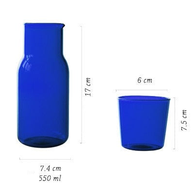 Blue Glassware