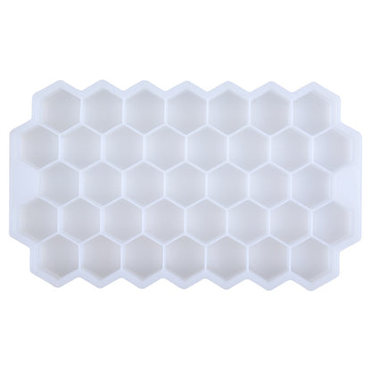 Honeycomb Ice Cube Tray Mold with Lid