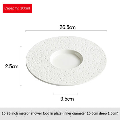 Dot White Deep Plate