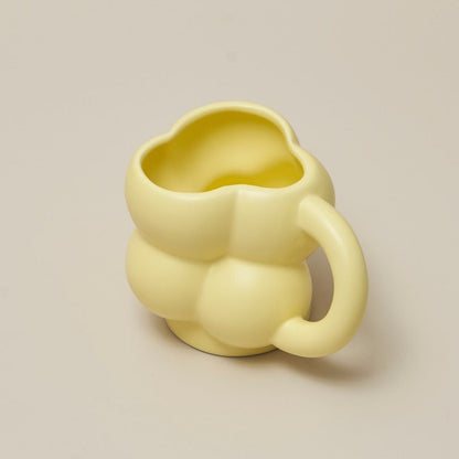 Yellow Bubble Ceramic Mug