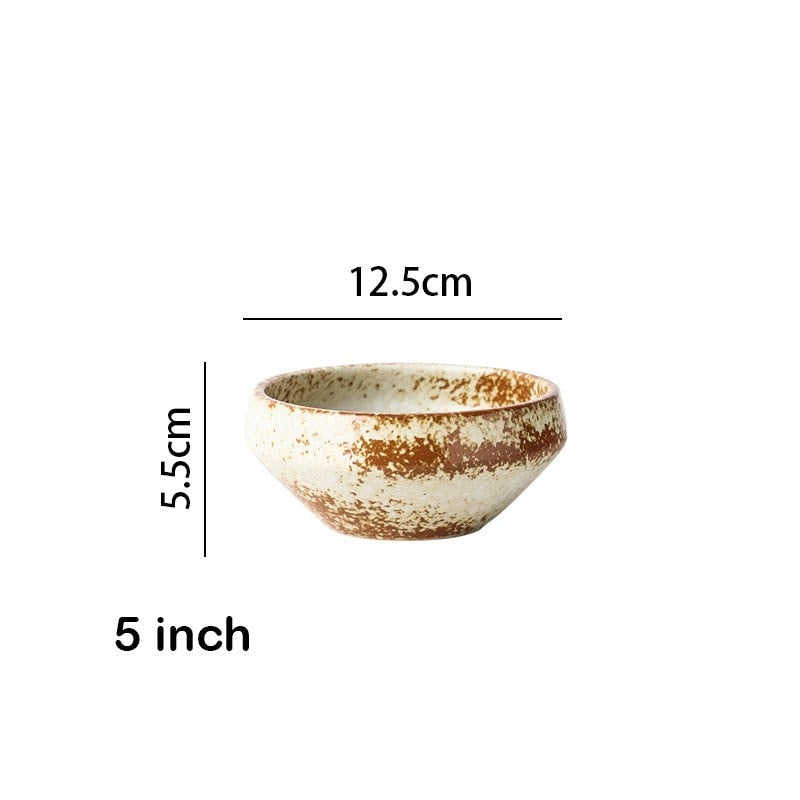 Sand White Ceramic Bowls