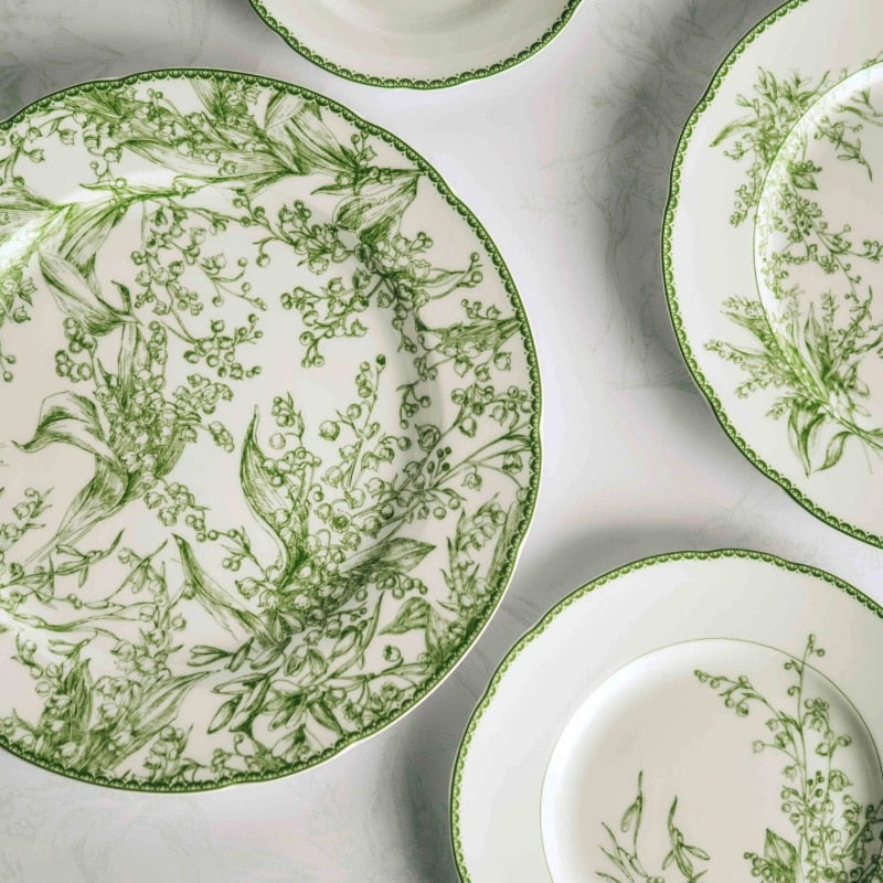 Forest Green Nature Plates