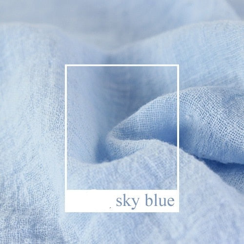 Sky Blue Gauze Table Runner