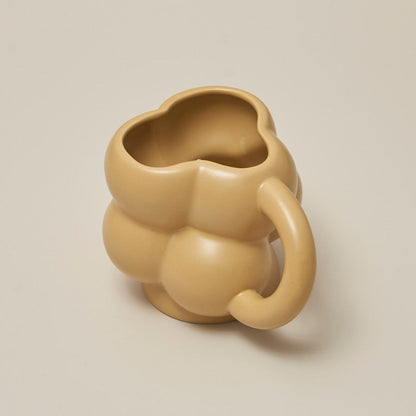 Brown Bubble Ceramic Mug