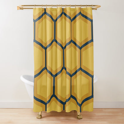 Mustard Shower Curtain
