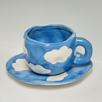 Blue Sky Cloud Mug Set