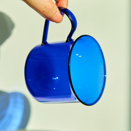 Blue Glass Mug