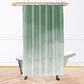 Tranquil Green Watercolor Shower Curtain