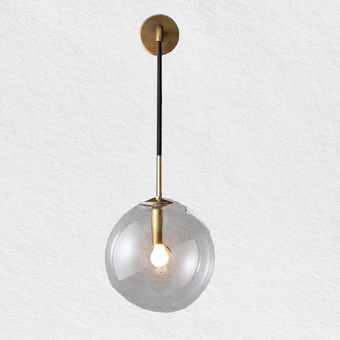 Ball Glass Drop Wall Lamp