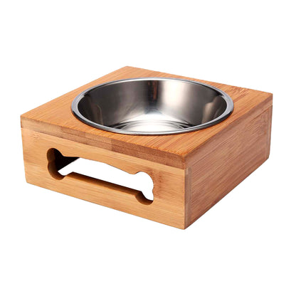 Bamboo Dog Bowls