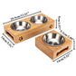 Bamboo Dog Bowls