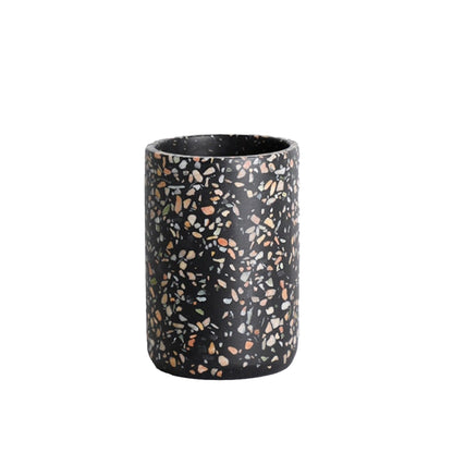 Black Terrazzo Toothbrush Holder