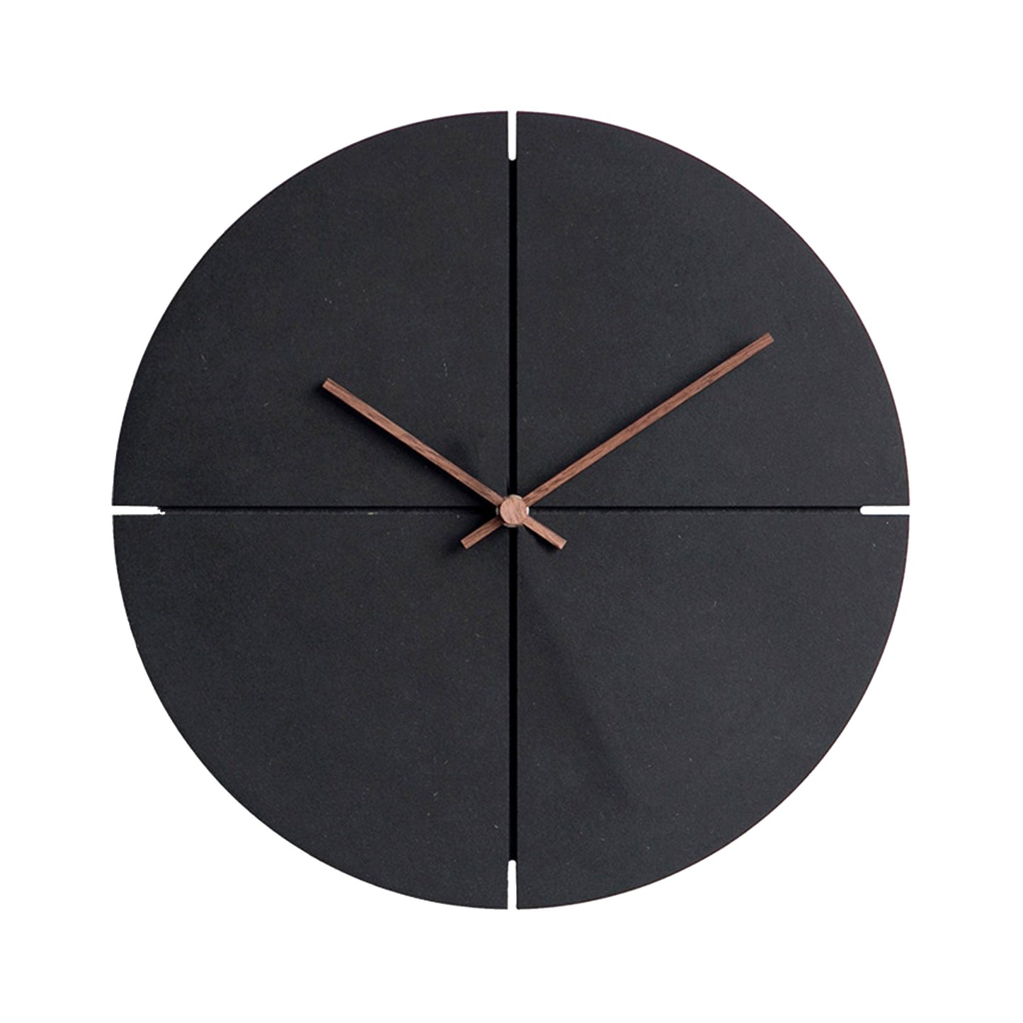 Black Wood Wall Clock